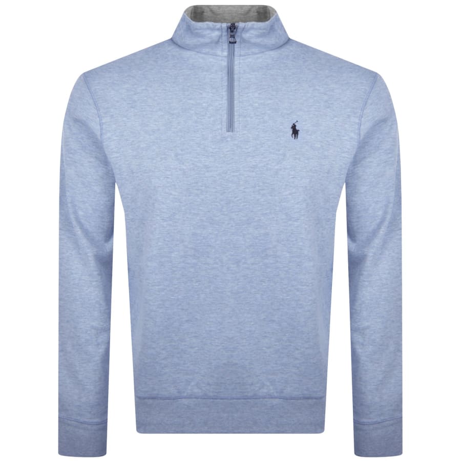 100％本物保証！ Quarter Lauren Ralph Zip Menswear Mainline | Blue Sweatshirt トップス